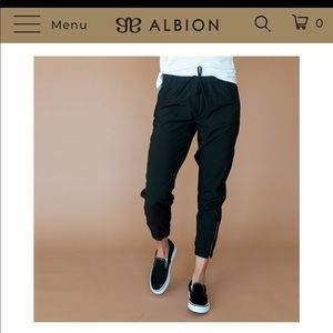 Albion Jetsetters Black Joggers